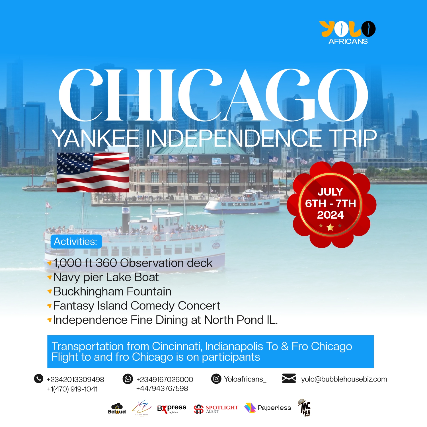 Chicago Yankee Independent Trip